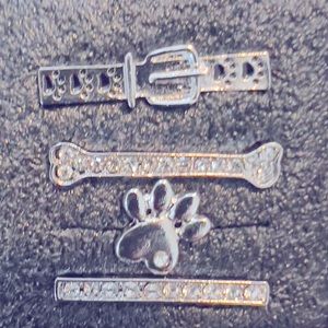 Loop band charms for silicone watch bands.